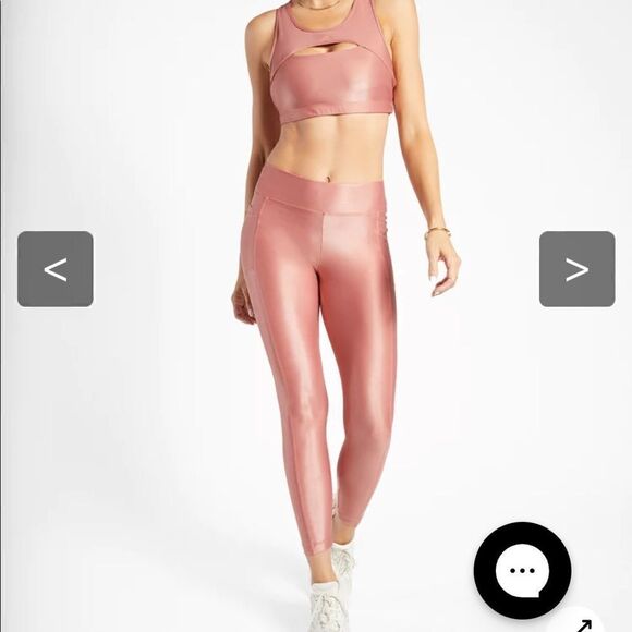 Tempo Infinity High Rise Legging - Dusty Rose Size Small - Picture 1 of 12